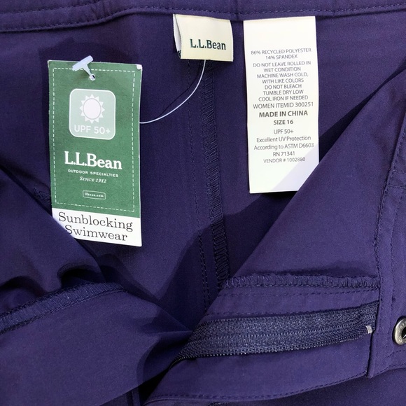 L.L. Bean Plus Size Sun Blocking Swimwear - Picture 6 of 7